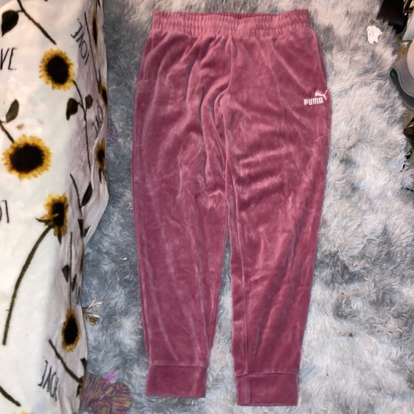 Pink puma sweatpants - Picture 1 of 5
